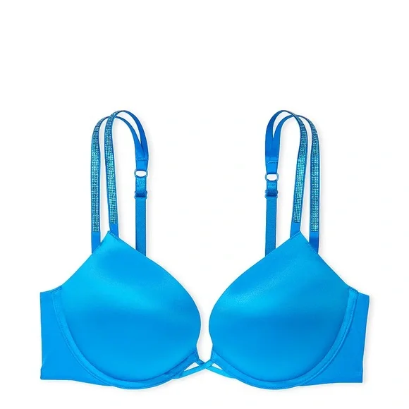 Victorias secretVERY SEXY Bombshell Double Shine Strap Push-Up Bra size 32B